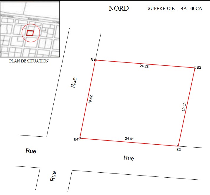 Terrain d0xaposx0Angle de 466 m² Front de Mer